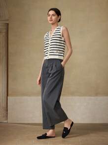 MOTF PREMIUM WOMEN'S COMFORT SIMPLE ROUND TOE FLATS FOR CHRISTMAS - Black - View 10