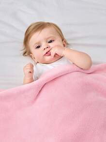 SHEIN X Care Bears 100*100cm Soft Hooded Baby Towel, Super Absorbent, Quick Drying, Warm & Windproof, Suitable For 0-3 Years Old, Versatile Use For Bathing And Swimming