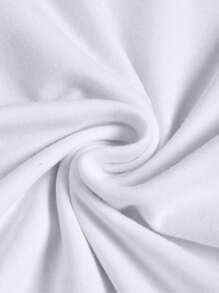 ROMWE MEN Casual Men's Portrait Print Sleeveless Tank Top, Suitable For Everyday Wear, Spring/Summer Vacation - White - View 3