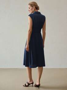 MOTF PREMIUM JURK MET REVERSKRAAG CONTRAST GEPLOOIDE PANEEL GESP, RIEMJURK