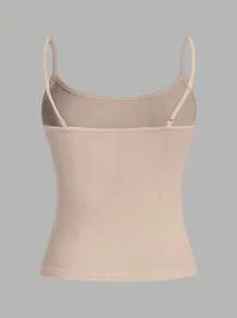 SHEIN EZwear 3pcs Women Camisole Crop Top, Sexy & Tight Fit, Suitable For Summer Back To School