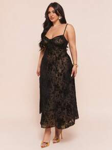 SHEIN BAE Vestidos de boda de talla grande para mujeres, vestidos de dama de honor, vestidos de fiesta, vestidos de fiesta y cita, vestidos de fiesta, vestidos cortos con diseño de copa de sujetador jacquard dulce y volante para mujer de talla grande, adecuados para fiestas y citas, negros, ropa occidental de invierno para mujer, conjuntos de verano, conjuntos de playa para mujer, conjuntos de brunch para mujer, conjuntos de estilo fairycore elegantes para mujer, vestidos de verano/ vestidos de mujer/ vestidos elegantes para mujer/ vestidos de cumpleaños para mujer/ vestidos fluidos