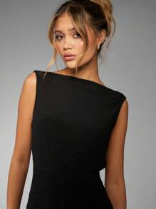 MISSGUIDED 无袖罗纹夏季紧身衣运动锻炼瑜伽健身跑步健身房运动紧身衣舞蹈表演训练短裤连身衣