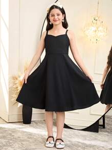 Tween-Mädchen 2-teiliges lässiges Set aus kurzem Hemd und Kleid mit Kragen, Rüschen und Schmetterlingsdekor, bequem und minimalistisch