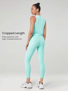 GLOWMODE 比马棉反光开衩背心 健身 夏季