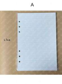 A5 45 Sheets Refill Papers,6 Holes Binder Notebook Inner Paper,Weekly/Monthly/Blank Planner Journal Notebook Parts