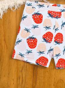 Young Girl Camisole Bikini - Red - View 4