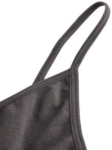 Ocili 1 件女士无缝胸罩，舒适无钢圈胸罩 - 深灰色 - 查看 8