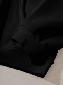 INAWLY 1pc Women Casual Hoodie With Front Zipper & Heart Print, Simple Style Graduation,Back To School Outfits,Graduation,Teacher Outfits For Women,Back To School Pullover Fall Outfit