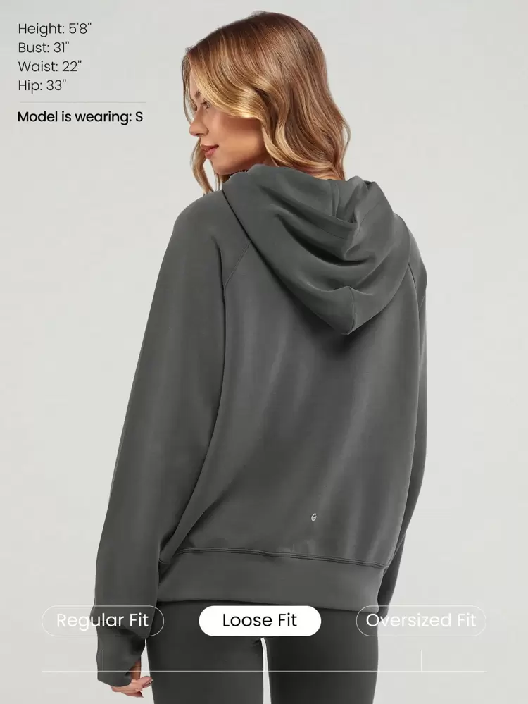 SoftCalm Modal Oversized Hoodie Sweatshirt