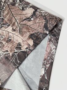 Manfinity Streetrush Camisa Casual Masculina de Manga Curta com Zíper Frontal e Recortes em Cores Sólidas