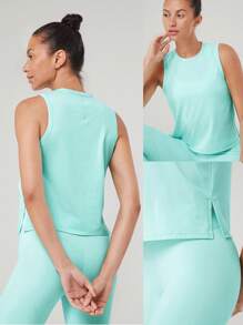 GLOWMODE 比马棉反光开衩背心 健身 夏季