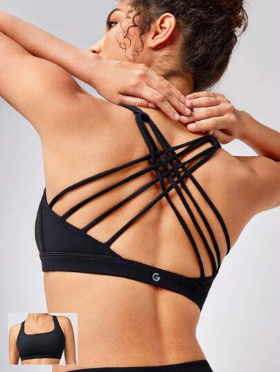 GLOWMODE Sujetador Esencial De Multi-correa Featherfit™, Soporte Ligero Para Yoga De Impacto Bajo Diario