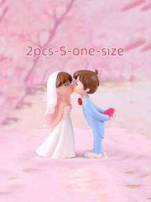 SHEIN 1 set de figura decorativa diseño artesanal, mejor regalo - Multicolor - Ver 6