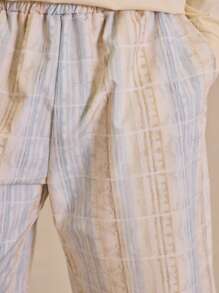 Musero 男士松紧腰带抽象印花短裤（仅下装） - 彩色 - 查看 5