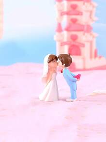 SHEIN 1 set de figura decorativa diseño artesanal, mejor regalo - Multicolor - Ver 3