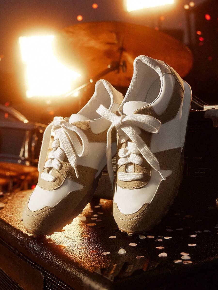 CUCCOO EASI Women's Versatile Casual Colorblock Sneakers Shoes For Women Sneakers Tainers