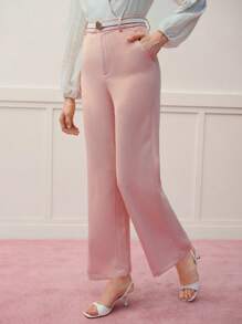 MOTF PREMIUM PRESS CREASE SLANT POCKET SUIT PANTS - Pink - View 6