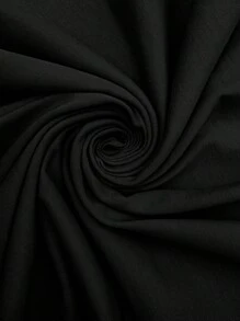 SHEIN LUNE Áo thun nữ tay ngắn buộc dây họa tiết da báo, kiểu dáng thường ngày, phù hợp cho công sở và hoạt động ngoài trời. - màu đen - Xem 8