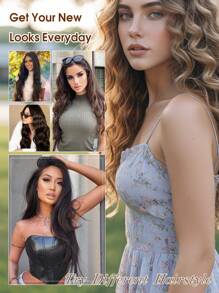 7PCS Straight Clip In Hair Extensions For Full Head 14-20 Inch Natural  Hair Extensions Clip Ins Remy Hair Extensions For Women Clip Ins Hair Halloween Costumes - S18/613 - View 10