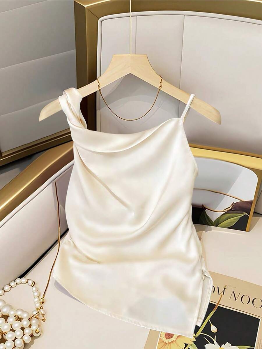 SHEIN Clasi 女士不对称吊带背心，夏季