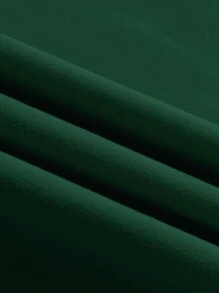 INAWLY Women's Clover Print Short Sleeve Crew Neck T-Shirt - Dark Green - View 4