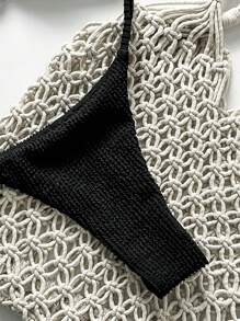 Swim Chiccia Springbreak Women Summer Jacquard Fabric Strapless Sexy Bikini Set