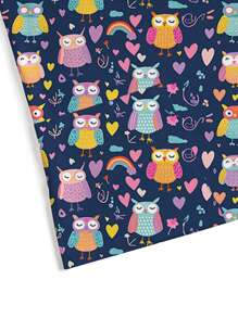 PopScrub Conjunto de uniforme de enfermera de dibujos animados, pijama de manga corta para mujeres - Azul - Ver 8