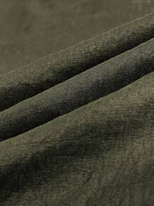 INAWLY 2pcs Women Solid Color Long Sleeve Open Front Jacket And Pants Casual Suit Set - Green - View 4