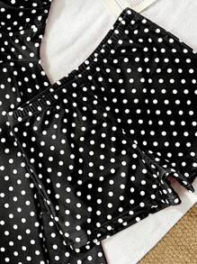 Swim Lushoire Plus Size Modest Women Beach Outfits, Slimming High-Quality Swimsuit For Vacation Hot Spring For Summer - Black - View 7