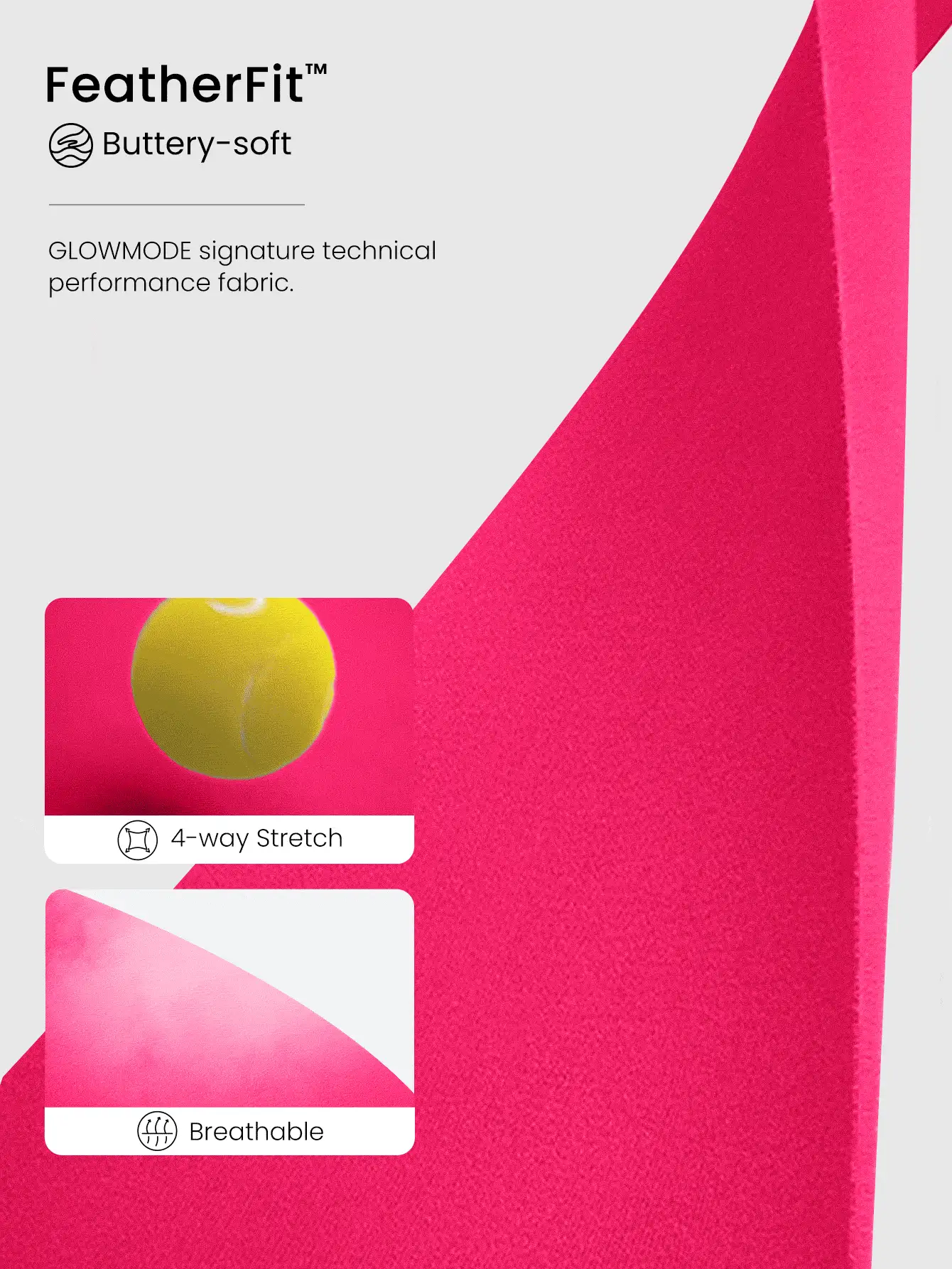 SHEIN GLOWMODE X Marika Sila  6" FeatherFit™ Tummy Control Adjustable Straps Sports Jumpsuit Low Impact Yoga Daily Summer - Tropical Pink - View 6