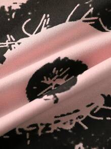 Manfinity EMRG 男士简约时尚休闲日常短袖 T 恤 - 淺粉色 - 查看 5