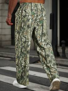 Manfinity LEGND Leggings de estampado digital, minimalistas y de moda, apropiados para el verano