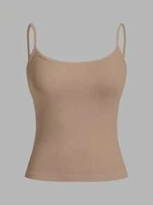 SHEIN EZwear 3pcs Women Camisole Crop Top, Sexy & Tight Fit, Suitable For Summer Back To School