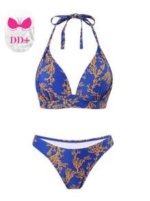 Swim DD+ Bộ đồ bơi 2 mảnh in họa tiết ngẫu nhiên nhiều màu DD Cup Push-Up dành cho nữ, trang phục đi biển mùa hè - Nhiều màu - Xem 3