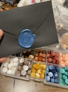 200pcs/Set Mixed Color Wax Particles, Simple Multi-Purpose Sealing Wax For Envelope, Invitation Valentine's Day, Valentines Wedding, Birthday,Back To School,School Supplies - Multicolor - View 5