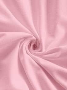 Soleia 粉色夏日假期女士不对称领口不对称下摆衬衫，适合夏季 - 粉色 - 查看 6