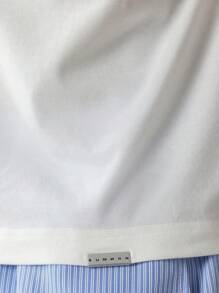 SUMWON 慢晨咖啡俱乐部超大 T 恤街头服饰图案印花休闲都市风格夏季时尚宣言复古咖啡馆设计宽松棉质 T 恤