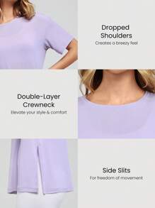 GLOWMODE Tencel Modal Oversized Everymode Tee Daily Casual Summer