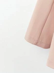 Rometta 2pcs/Set Plus Size Women Spring Summer Business Chic Blazer Jacket And A-Line Layered Mesh Cake Skirt Set Graduation,Back To School,Teacher Outfits For Women Fall Cloth For Women Autumn