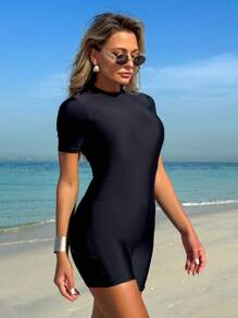 Swim Mulvari Maillot de bain femme pour le printemps/été 2025, bikini de couleur unie pour femme, tenue d'été
