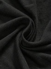 ROMWE Goth Y2K 复古性感撞色蕾丝垂坠领露背背心