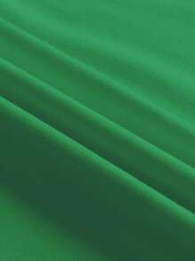 Soleia Green Asymmetric Hem Shoulder Casual Blouse For Women, Suitable For Summer,Rave Top - Green - View 8