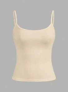 SHEIN EZwear 3件套女士性感露脐吊带背心，适合夏季穿着 - 彩色 - 查看 6