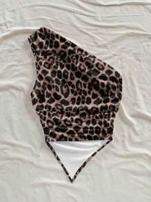 Soleia Áo cánh họa tiết da báo thường ngày cỡ lớn dành cho nữ, phong cách cổ điển, phù hợp để mặc đi biển hoặc đi nghỉ dưỡng, mùa hè - Nhiều màu - Xem 2