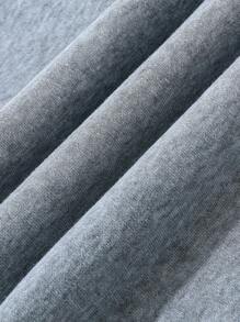 SHEIN Explorewe Tween Girl 3 peças/conjunto de calças térmicas forradas, cor sólida casual confortável para uso diário