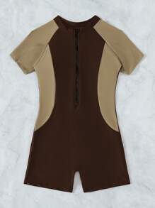 SHEIN Swim 1pc Beach Summer Outfits For Women - Multicolor - View 5