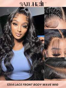 Transparent Lace Front Body Wave 13*4 Lace Front Wigs Pre Plucked Human Hair Wigs Long Length Top Quality Hair Replacement Wig