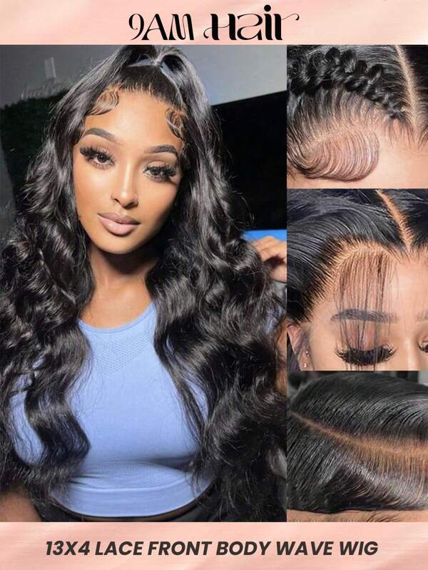 Transparent Lace Front Body Wave 13*4 Lace Front Wigs Pre Plucked Human Hair Wigs Long Length Top Quality Hair Replacement Wig
