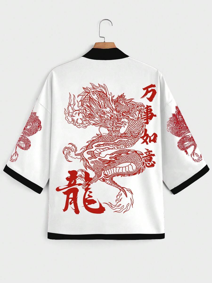 Manfinity EMRG Woven Shirt, Simple Fashionable Design Suitable For Summer - Red and White - View 1